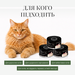 МУС ІЗ КУРКОЮ ДЛЯ КОТІВ, 80 г