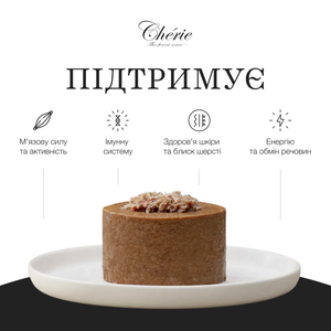 ПАШТЕТ ІЗ КУРКОЮ ТА КАЧКОЮ ДЛЯ СОБАК, 80 г