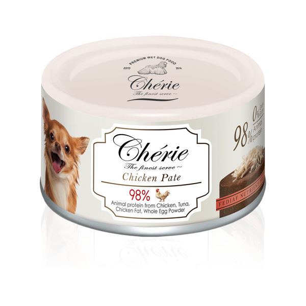 CHÉRIE PATE ВОЛОГИЙ КОРМ ПАШТЕТ З КУРКОЮ ДЛЯ СОБАК 80 г