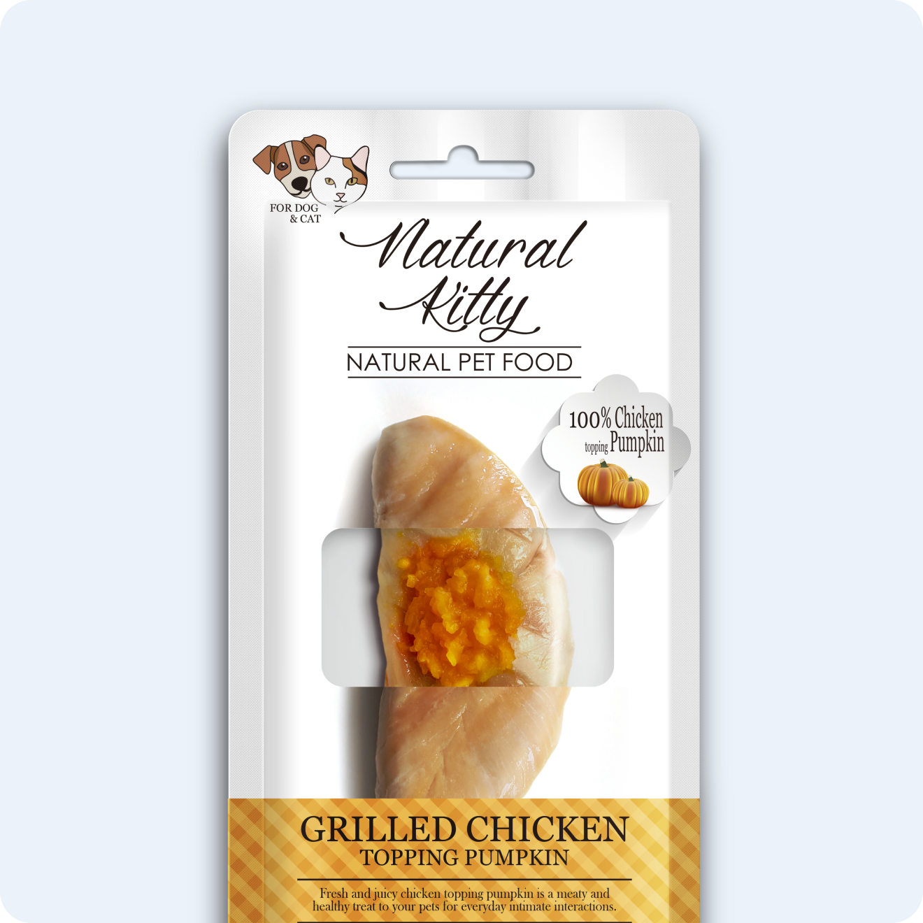 ЛАСОЩІ ДЛЯ КОТІВ КУРКА НА ГРИЛІ В ГАРБУЗОВОМУ СОУСІ 30 г