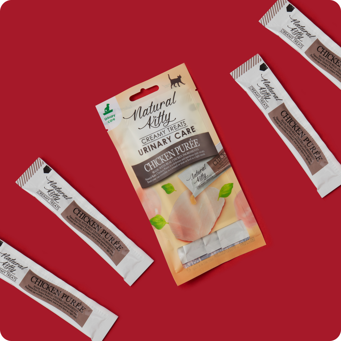 ФУНКЦІОНАЛЬНІ СТІКИ З КУРКОЮ ДЛЯ КОТІВ | URINARY CARE 4х12 г