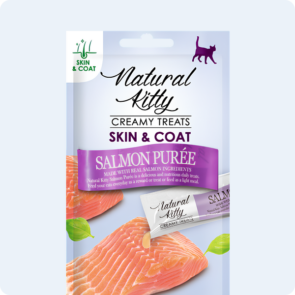 ФУНКЦІОНАЛЬНІ СТІКИ З ЛОСОСЕМ ДЛЯ КОТІВ | SKIN and COAT 4х12 г