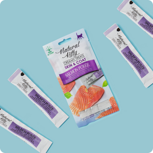 ФУНКЦІОНАЛЬНІ СТІКИ З ЛОСОСЕМ ДЛЯ КОТІВ | SKIN and COAT 4х12 г