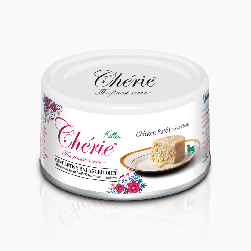 CHÉRIE МУС З КУРКИ ДЛЯ КОШЕНЯТ 80 г