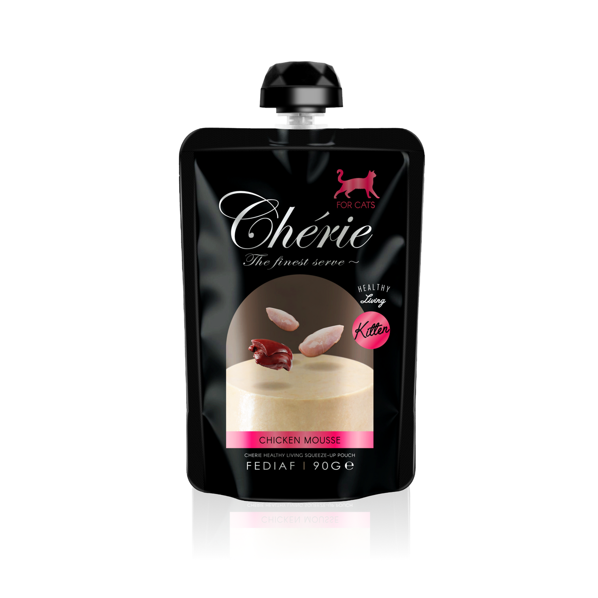 CHÉRIE МУС З КУРКИ ДЛЯ КОШЕНЯТ 90 г