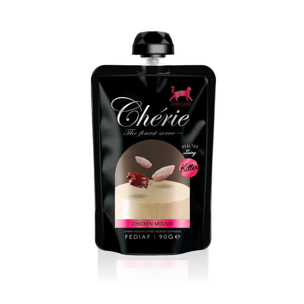 CHÉRIE МУС З КУРКИ ДЛЯ КОШЕНЯТ 90 г