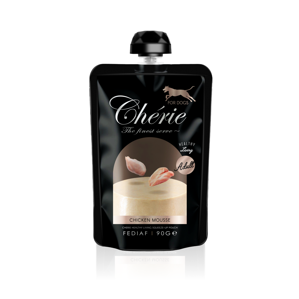 CHÉRIE МУС З КУРКИ ДЛЯ ДОРОСЛИХ СОБАК 90 г